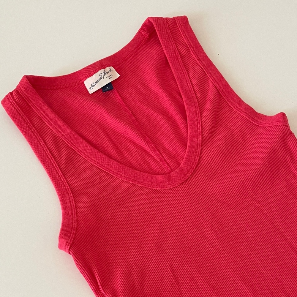 Universal Thread Scoop Tee Ribbed Tank Top - Picture 4 of 13